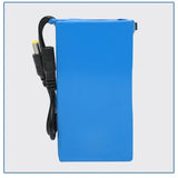 12.6V 8000mAh DC12800 Rechargeable Lithium Battery for Street Light Instrument LED Standby Power Cell+US Charger