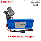 36V 7000 or 12000mAh 10S2P XT-60 or T Plug Rechargeable Lithium Battery Pack Built-in BMS Circuit