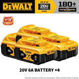 100% Original Dewalt 20V Battery 2AH 9AH Li-Ion Replacement Battery Charger Combo DCB202 DCB609 DCB209 DCB206 Power Tool Battery