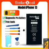 StellarXcell Diagnostic Battery No Unknown Parts No Pop Up Message for iPhone 12mini 13Pro Max 14Plus 15Pro Max With Free Tools