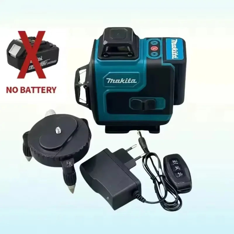 Makita 16-Line Cross Level 360 Horizontal Vertical High-Precision Green Light Laser High-Precision Wall-Mounted Portable Tool