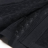 Spring And Summer New Fashion Thin Cut Hollow Lace Silver S Button Slim Fit Round Neck Sleeveless Temperament Women's Dress