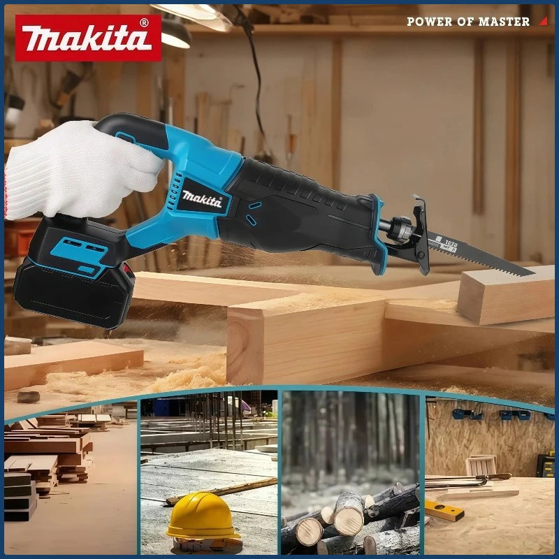 Makita Wireless and Brushless Reciprocating Saw, Multifunctional Outdoor Electric Tool, Handheld Electric Saw for Makita battery