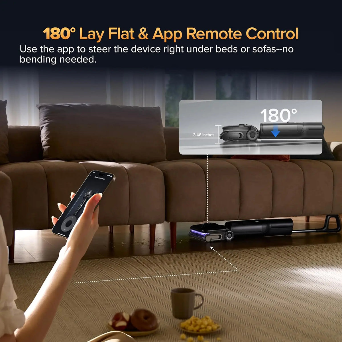 Wholesale Roborock F25 Ultra Steam Wet Dry Cordless Vacuum Cleaner with Hot Water Mop for Car & Home Use Blue Light