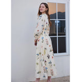 AP SS26 Women Smock Floral Dress Sweet Style