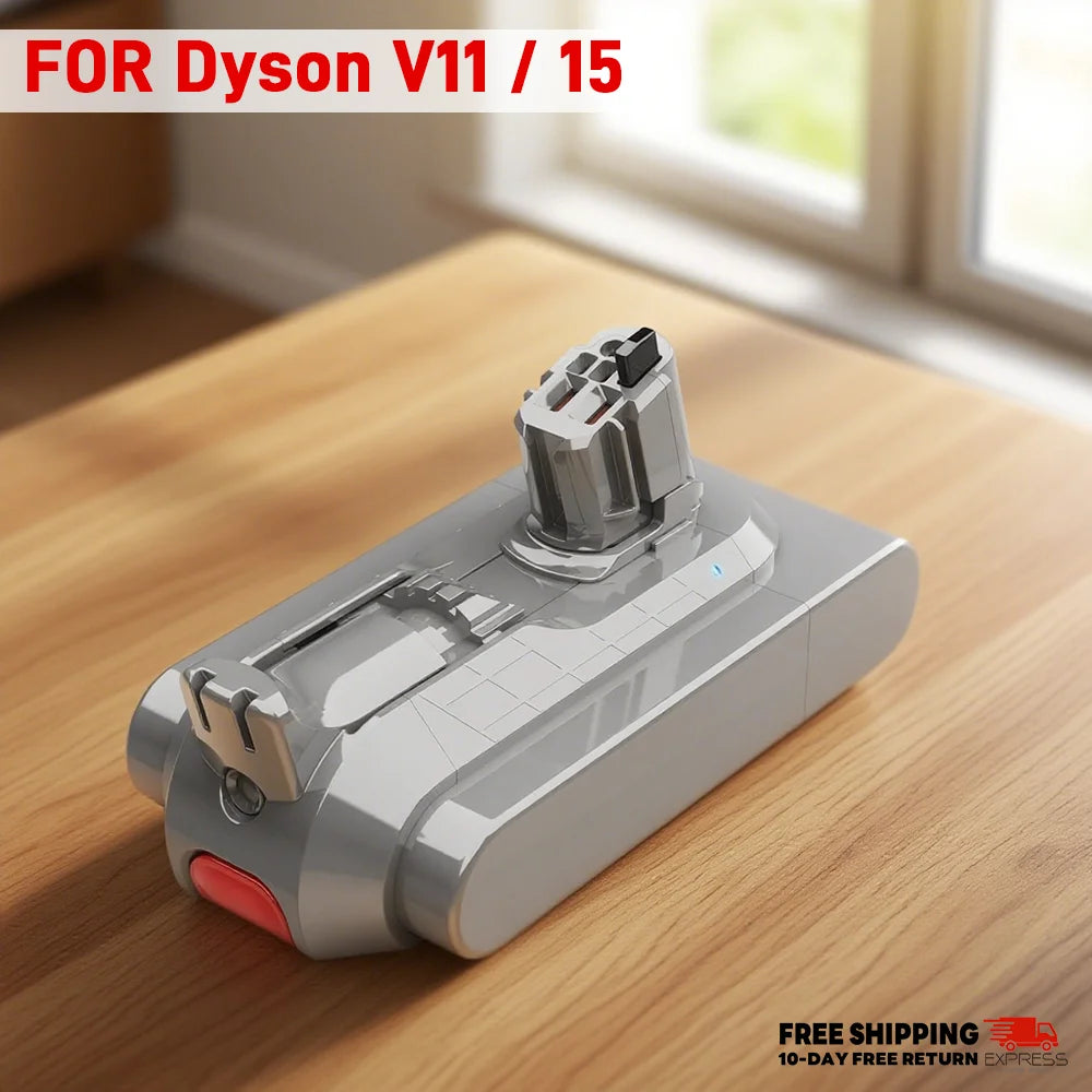 High Capacity Replacement Battery for Dyson V15 V11 Outsize V15 Detect V15s Submarine Click-in Vacuum 970425-01