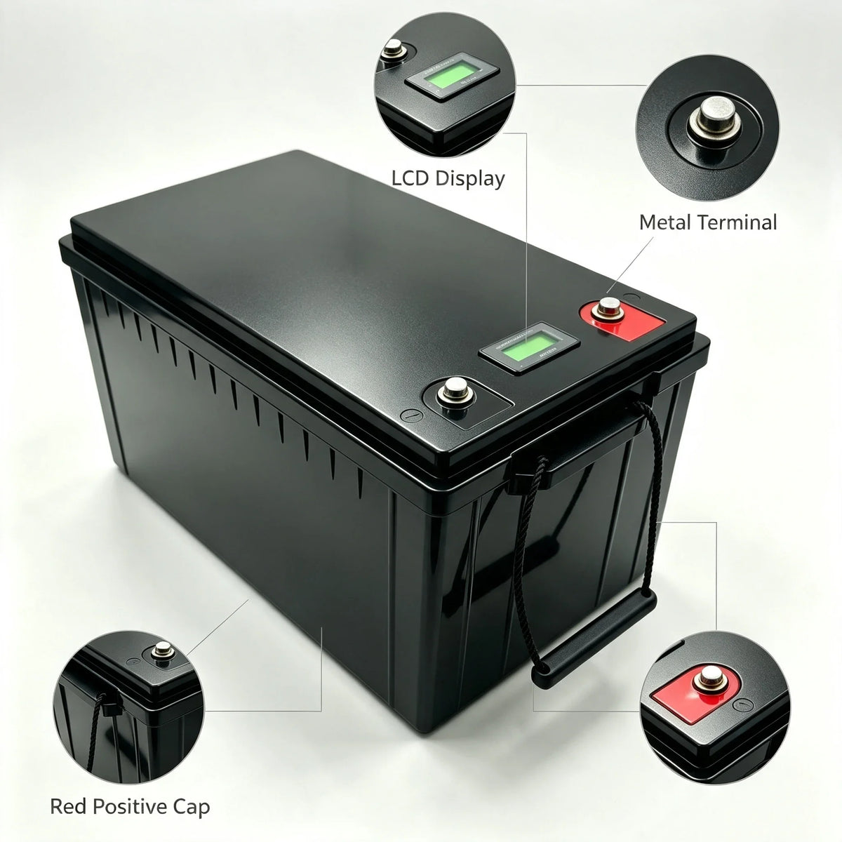 48V LiFePO4 Battery 50/100/150/200/300Ah Bluetooth Monitor Deep Cycle Parallel Support 3000W 5000W 6000W Solar Energy Storage Li