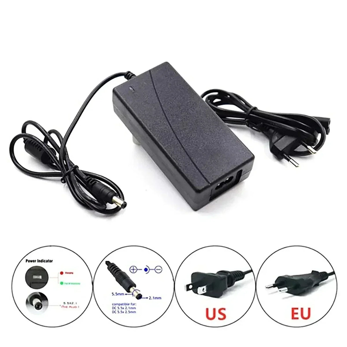 18650 Rechargeable Lithium Battery Pack 7S3P 29.4V 100Ah with BMS Suitable for 24V - 29.4V motors+2A Charger
