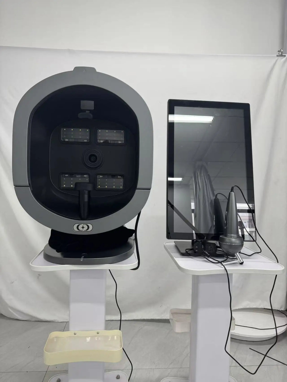NEW 3D Skin Mirror Skin Intelligent Mirror Wood Lamp Facial Scanner UV Skin Analyzer Machine Magic Mirror Skin Analyzer