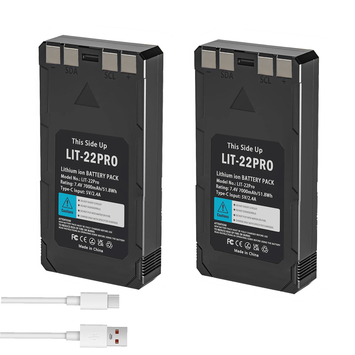 7000mAh SPYPOINT LIT-22 Battery for Cellular Trail Camera For SPYPOINT Flex-M Flex-S Flex G-36 Flex-Plus Rechargable Lithium