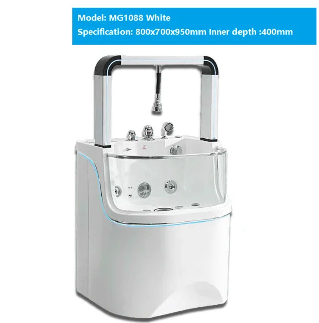 Acrylic Dog Ozone Bath with Milk Multifunctional Pet Spa Adjustable Surf Dog Bath Pet Salon