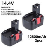 For BOSCH 14.4V Power Tool Battery for BAT038, BAT040, BAT140, PSR 14.4VE-2, GSR 14.4V, GDS, 35614, BAT041 Replacement battery