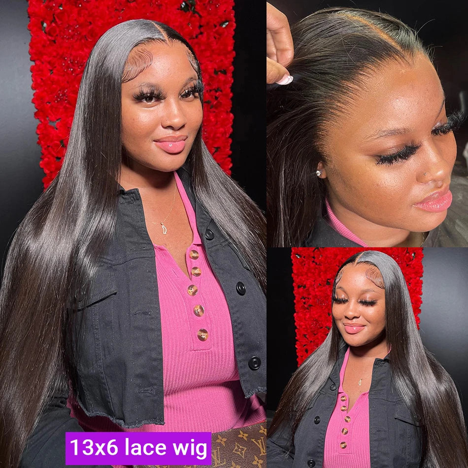 360 Full Lace Wig Human Hair Pre Plucked HD Lace Front Wig 13X4 13x6