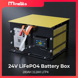 8S DIY Battery Case 24V for 280AH MB31 EVE 304AH JK 8S 200A BMS 3.2 LCD Optional Easy Installation High Quality Connection Card