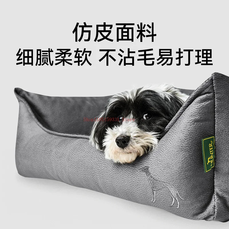 Dog memory foam orthopedic sofa pet removable and washable kennel all-season universal non-stick dog bed