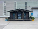 China Manufacturer's Small Expandable Folding House Double Wing Expansion Container 20ft 40ft With Raised Ground