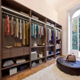 Open Cloakroom U Shape Wardrobe Luxury Modern Simple Minimalist Large Wardrobe Closet