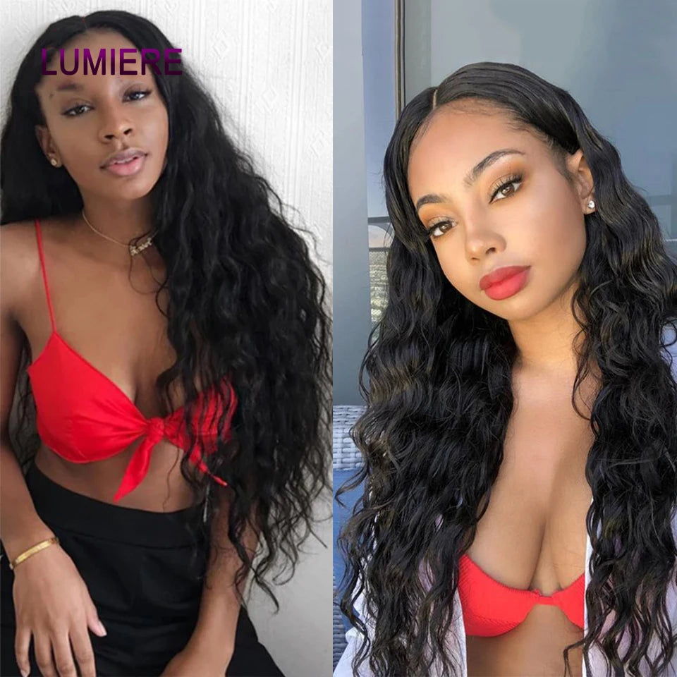 Indian Natural Wave Hair 1/3/4 Bundles Deal Real Virgin Raw Human Hair Weave Extension Double Wefts Can Be Colored Dyed 8-40Inch