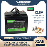VariCore 12V/24V/48V 360Ah 340Ah 180Ah 150AH 100Ah LiFePO4 Battery 12.8V Lithium Iron Phosphate for EV RV Golf Cart Solar Wind
