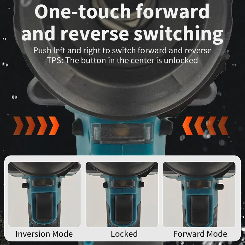 Makita DTW700 18V Brushless Impact Wrench Bare Unit 1/2' Square Drive Cordless Lithium Ion Tool for Repair And Screwdrive
