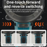Makita DTW700 18V Brushless Impact Wrench Bare Unit 1/2' Square Drive Cordless Lithium Ion Tool for Repair And Screwdrive
