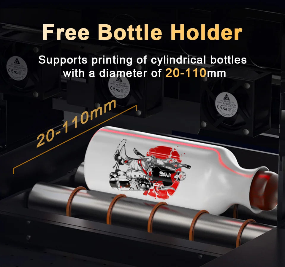 A3 UV Printer XP600 UV Flatbed Printing Machine A3 UV DTF Printer For Pen Bottle Wood UV Flatbed Printer A3 UV DTF Sticker Print