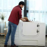 USMILEPET Large Dog Spa Bathtub, Pet Bathtub with Surf Massage, Ozone and Milk Bath for Pet Grooming Salon