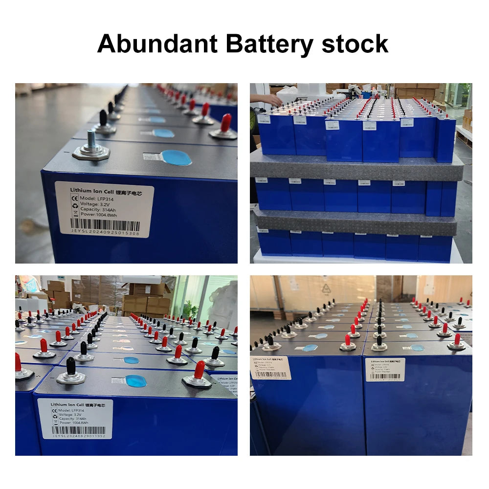 EU Stock Lifepo4 MB31 EVE314 320AH Grade A 12V 24V 48V 96V Battery DIY Pack 8000 Cycles Tax Free 3-5 Days Delivery DIY Solar