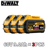 100% Original Dewalt 20V Battery 2AH 9AH Li-Ion Replacement Battery Charger Combo DCB202 DCB609 DCB209 DCB206 Power Tool Battery