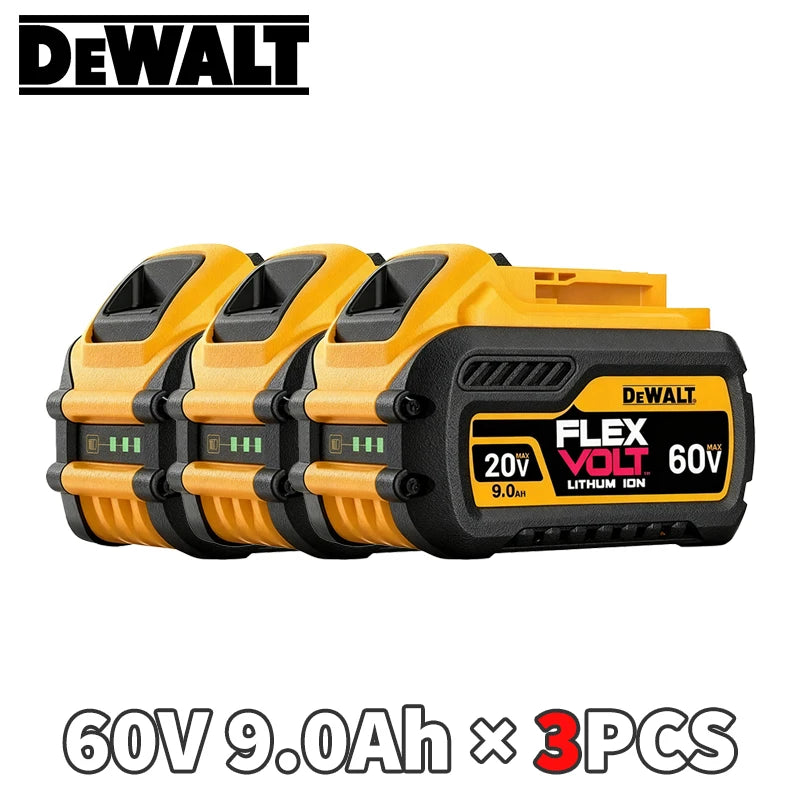 100% Original Dewalt 20V Battery 2AH 9AH Li-Ion Replacement Battery Charger Combo DCB202 DCB609 DCB209 DCB206 Power Tool Battery