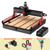 Twotrees 500W CNC Router TTC6050 CNC Engraver DIY Woodwork 600x500mm Laser Engraving Machine For Wood PVC PCB Glass DMF Metal
