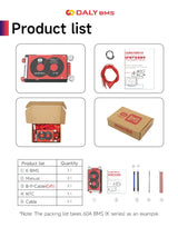 DALY Li-ion BMS 17S 60V 20S 72V And 20S 60V 24S 72V LiFePO4 BMS 40A 60A 100A Including Balance Function NTC Sensors Waterproof