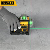DEWALT DW089LG 12 - Line Green Beam Laser Level - 360° 3 - Side Coverage, 12V Li - Ion for Versatile Jobsite Tasks