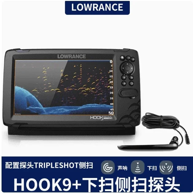 LOWRANCE Lawrence HOOK marine fish detector 7X high-definition sonar raft fishing route sub sea fishing detector