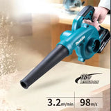 Makita DUB185Z 18V Max Lithium-Ion Handheld Leaf Blower High Power Blowing Dust and Fallen Leaves Power Tool Cleaning Blowers