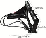 Heavy-Duty Tree Pole Puller Attachment Sturdy Metal Build with Adjustable Hydraulic System Effectively Extracts and Pulls Trees