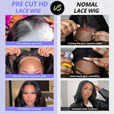 Body Wave Glueless Preplucked Human Wigs Ready To Go 4X4 Human Hair Wigs Pre Cut Ready To Wear Closure 5X5 Brazilian Wig