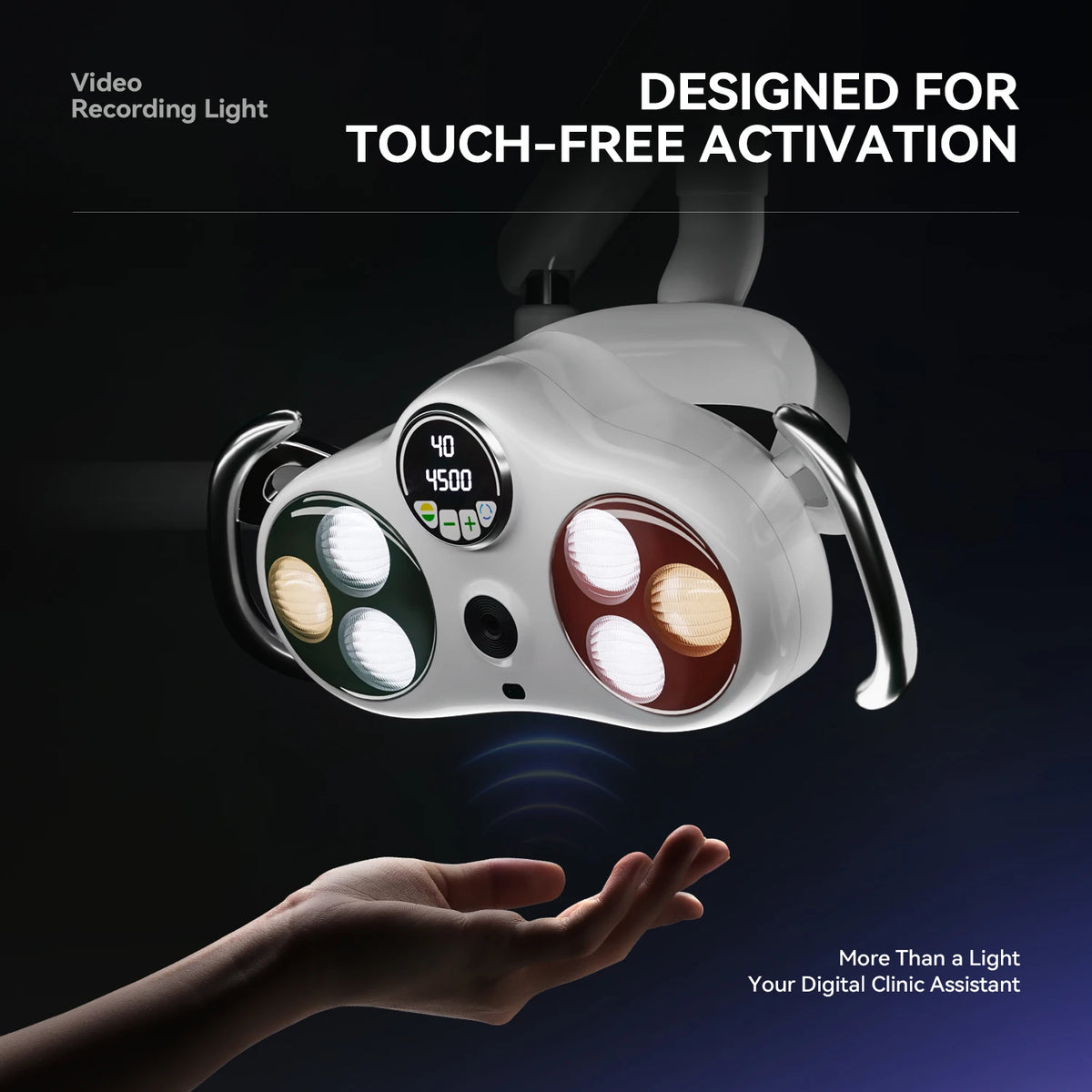 TJDent Dental Six Bulbs Operating Lighting LED Camera Integrated Shadowless Lamp For Dental Chair Unit  Dentistry Equipment