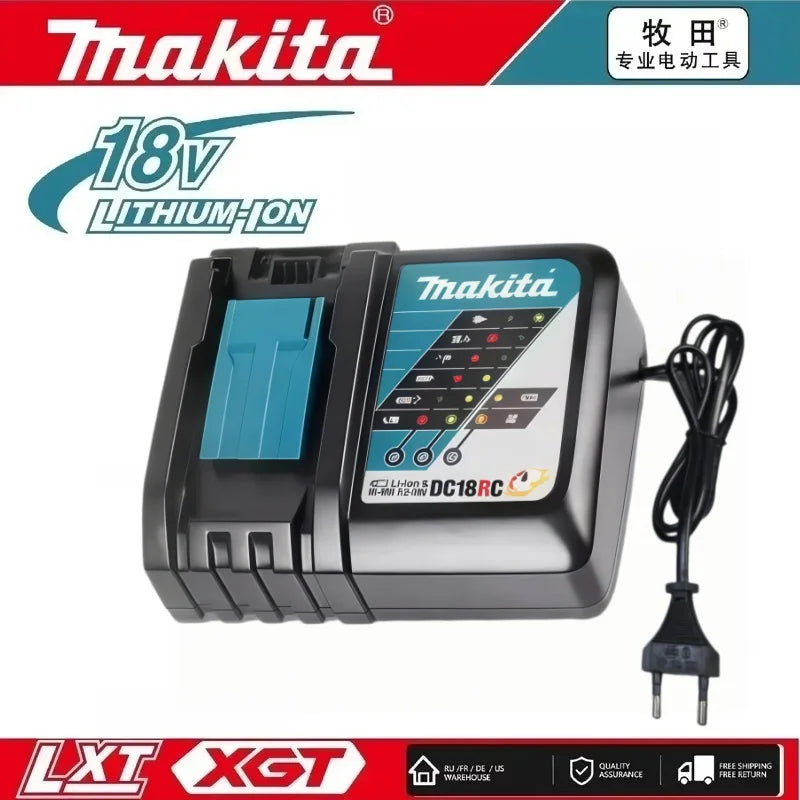 Original Makita 18V DDF487 Brushless Cordless Drill, Electric Screwdriver With 6.0Ah Battery Various Complete Packages