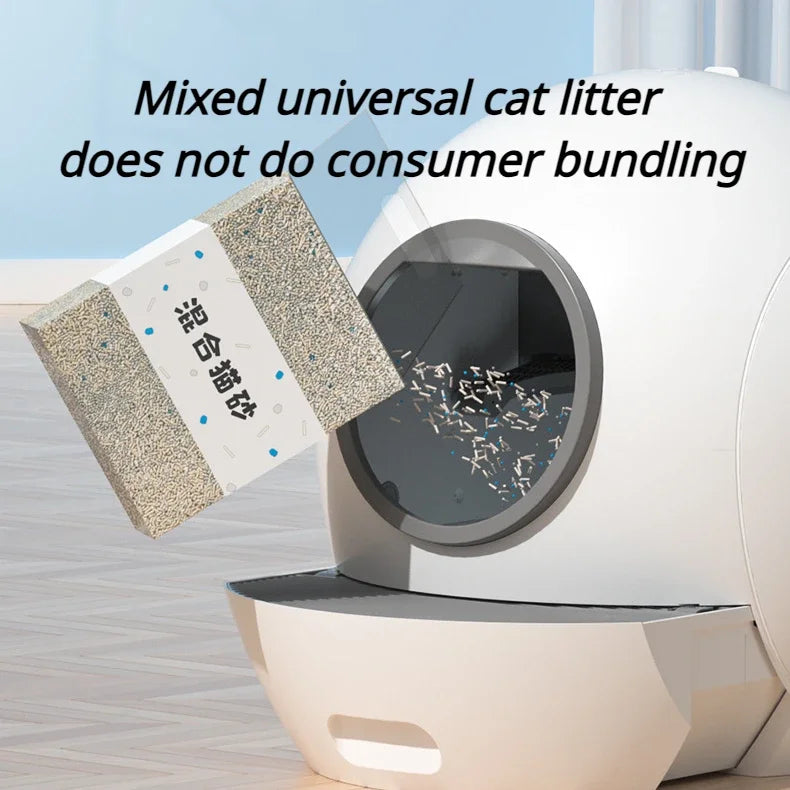 80L Automatic Sandbox for Cats APP Reminder Smart Self Cleaning Cats Litter Box UV Closed Cat Tray Multifunctional Pet Products