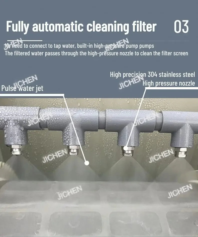 HS Fish pond water treatment mechanical micro drum filter biological filtration system pond circulation system