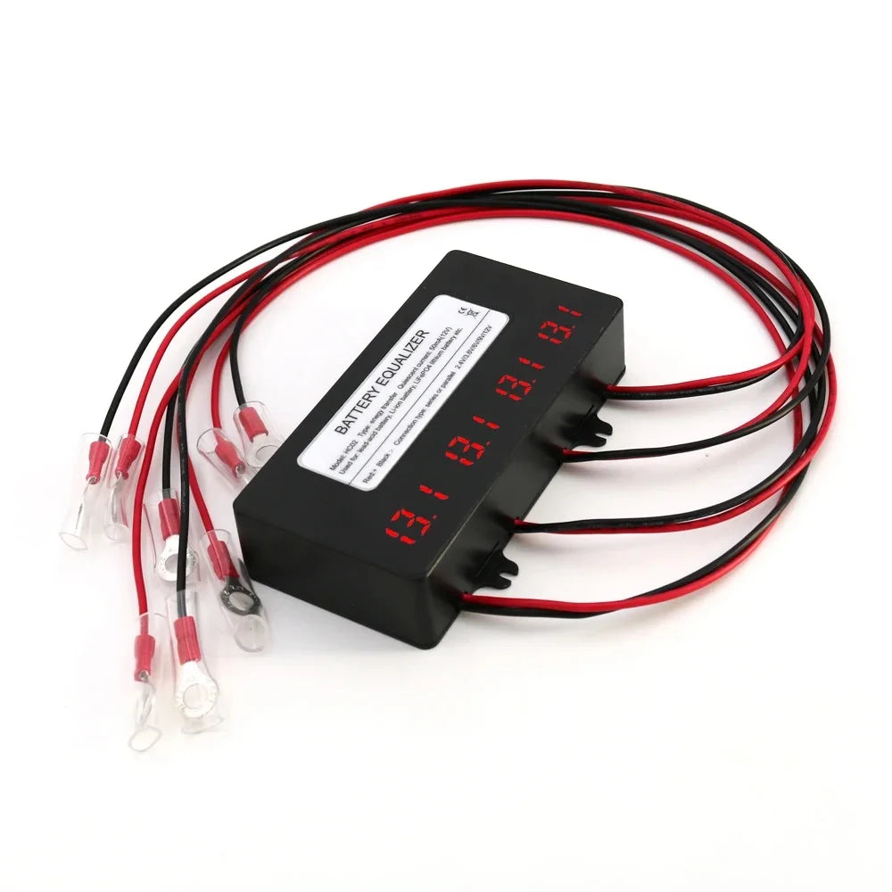 NEEY 48V Smart Battery Balancer 5A 10A Active Equalizer 12V 24V Lifepo4 Battery Current Voltage Li-ion LTO Lead Acid LED Display