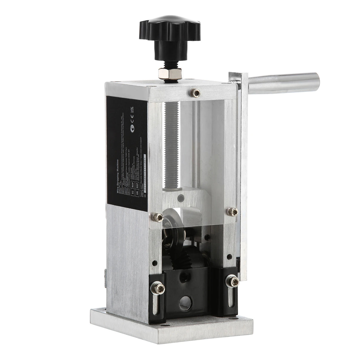 SucceBuy Manual Wire Stripping Machine Portable Aluminum Frame 1.5-25mm 1.5-40mm Wire Peeler for Cable Scrap Copper Recycling