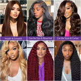 30 40 Inches Chocolate Brown Lace Front Human Hair Wig Pre Plucked Dark Brown Bone Straight 13x4 13x6 HD Lace Frontal Wigs