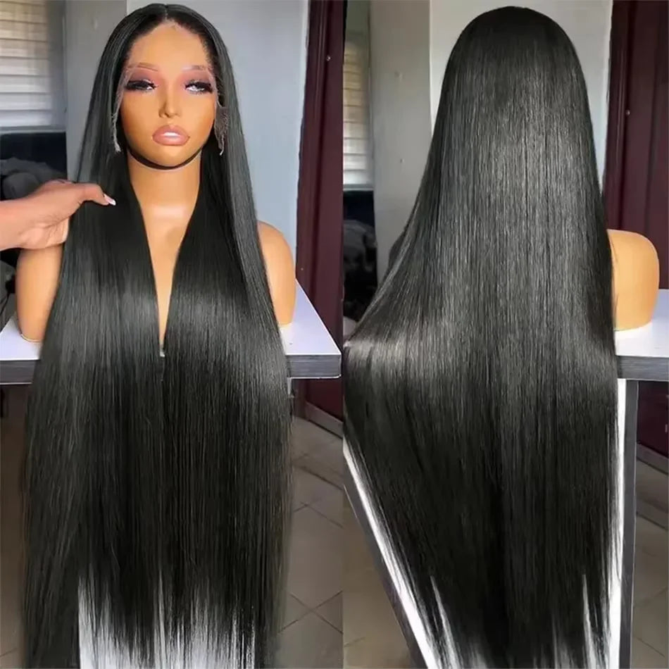 5x5 Glueless Wigs Human Hair Wear and Go Straight Lace Front Wig 4x4 HD Transparent Pre Cut Lace Frontal Wigs for Women