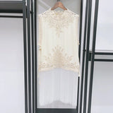 Summer 2026 Women Back Open Buttons Tshirt Tassel Hem Sleeveless Hollow Out Side Strap Stand Collar Ladies 2 Colors Tops