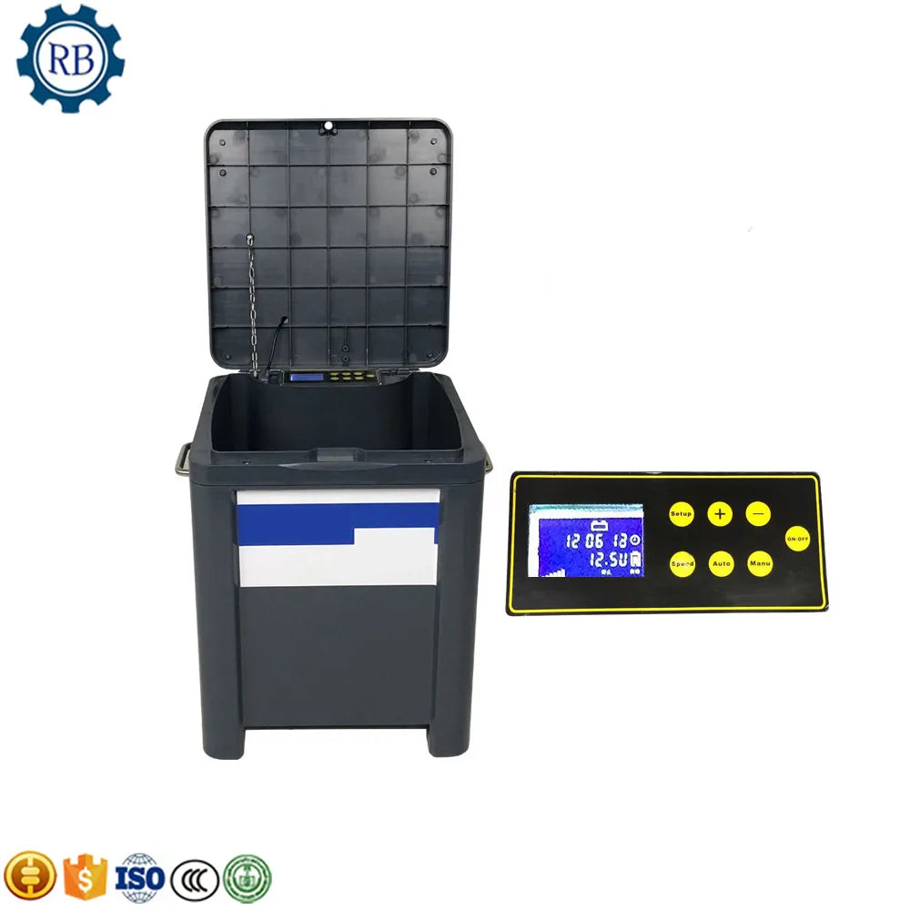 Industrial Solar Shrimp Feed Machine Auto Feeder Fish Factory Cheap Price Automatic Koi Fish Pond Feeders