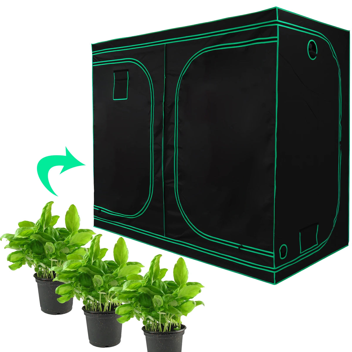 Plant Growing Tent with Observation Window Hydroponic Indoor Grow Tent for Indoor Hydroponics Growing