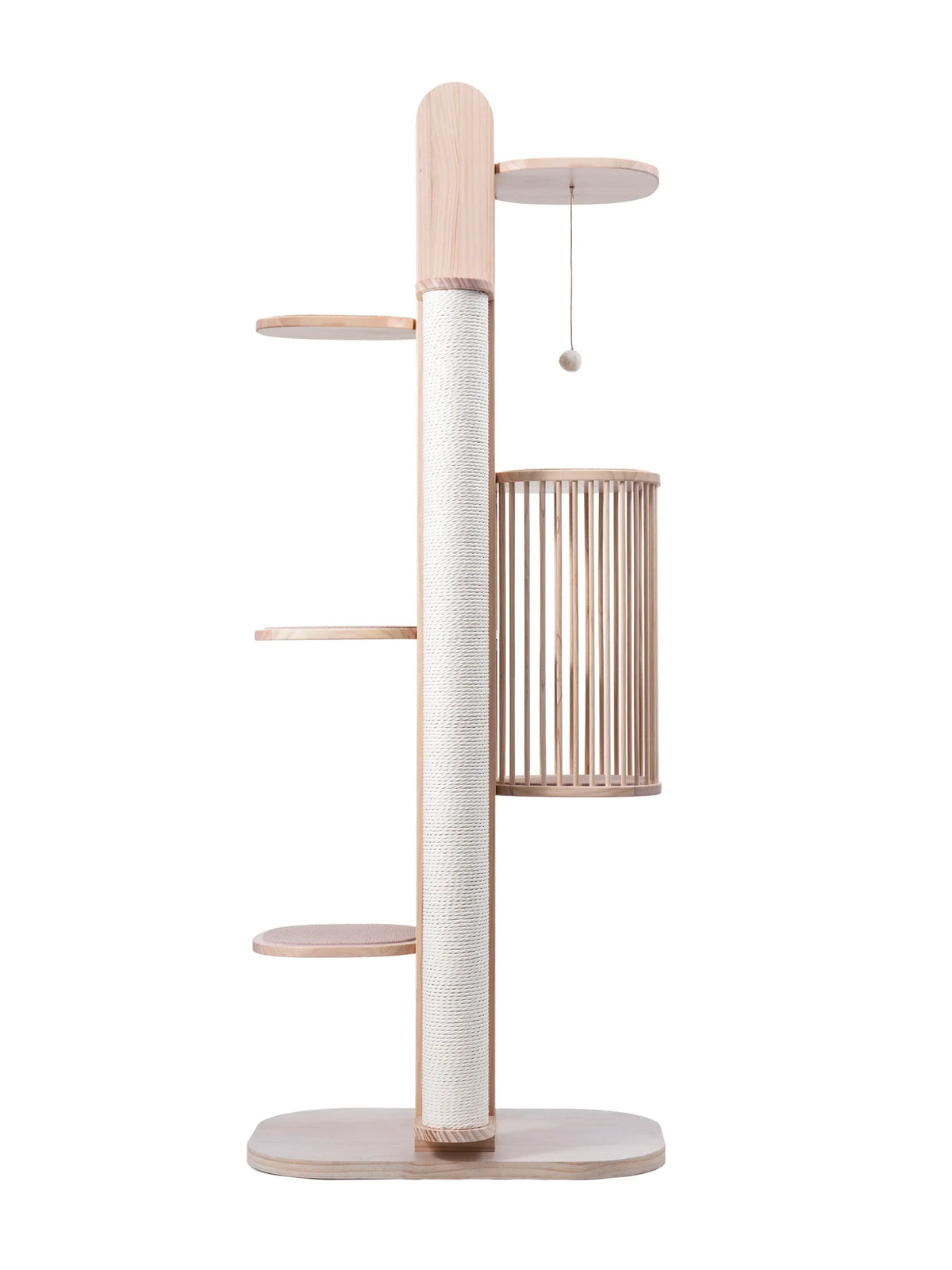 Modern Wooden Cat Climbing Frame Cat Tree Minimalism Italian Luxury Design Cat Scratching Post Furniture Columpio Gatos FYCT