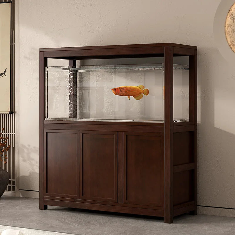 Fish tank rack integrated large living room dedicated multi-layer floor storage